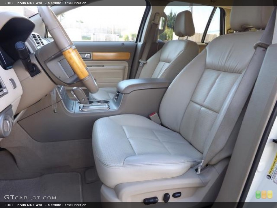 Medium Camel Interior Front Seat for the 2007 Lincoln MKX AWD #77774444