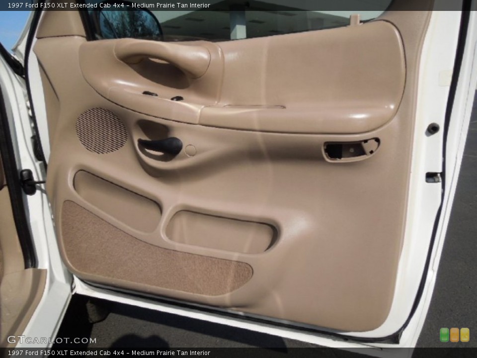 Medium Prairie Tan Interior Door Panel for the 1997 Ford F150 XLT Extended Cab 4x4 #77775071