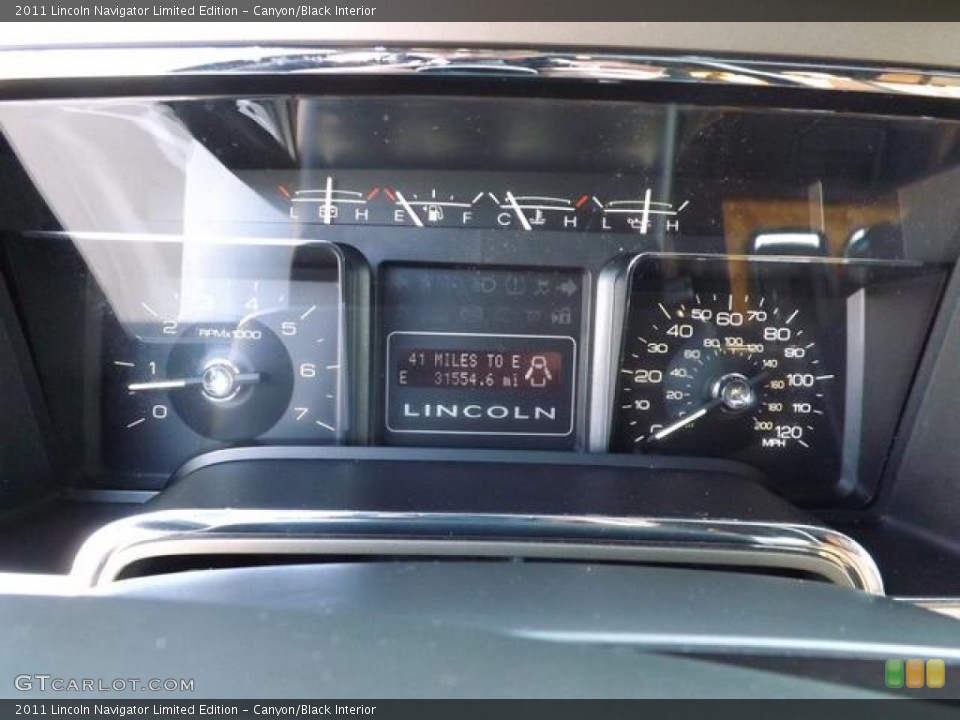 Canyon/Black Interior Gauges for the 2011 Lincoln Navigator Limited Edition #77775080