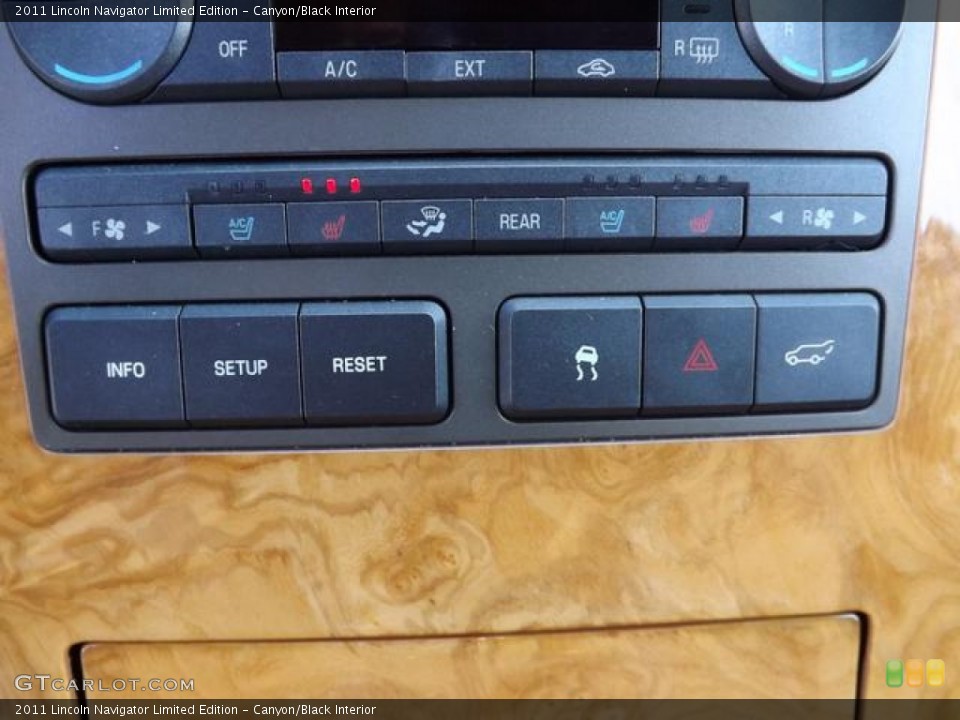 Canyon/Black Interior Controls for the 2011 Lincoln Navigator Limited Edition #77775119
