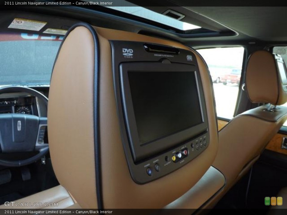Canyon/Black Interior Entertainment System for the 2011 Lincoln Navigator Limited Edition #77775215
