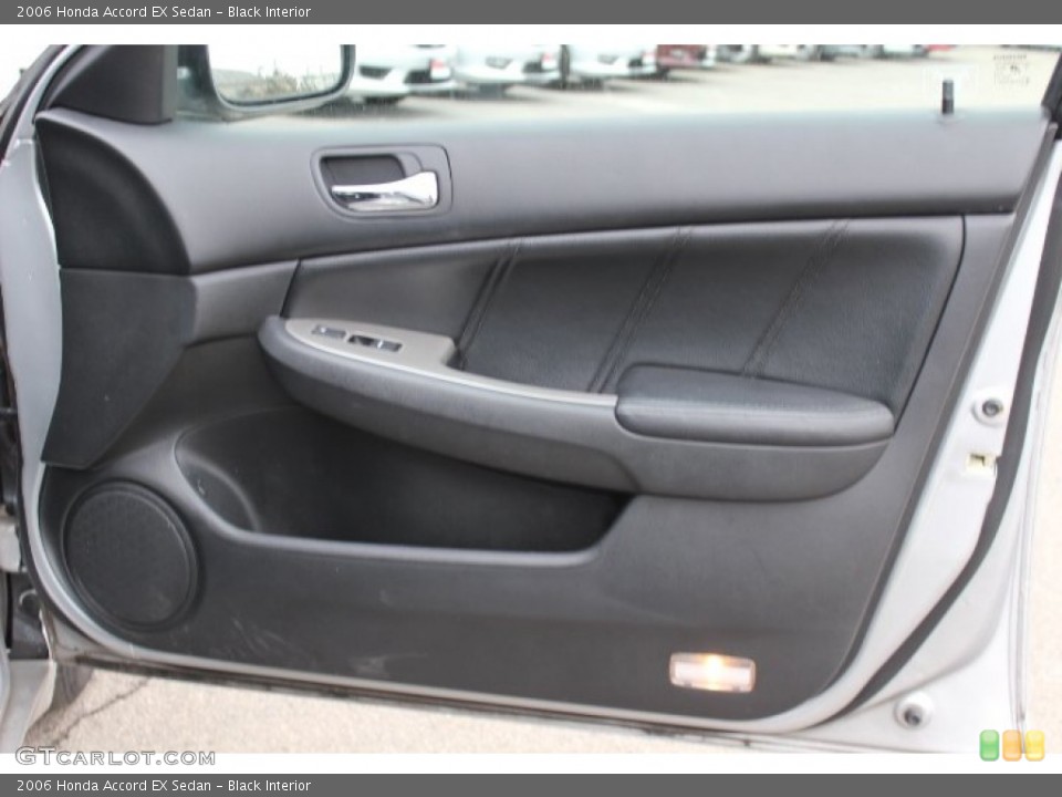 Black Interior Door Panel for the 2006 Honda Accord EX Sedan #77775338
