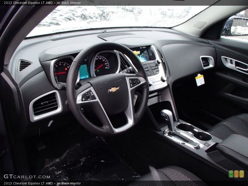 Jet Black Interior Prime Interior for the 2013 Chevrolet Equinox LT AWD #77775416