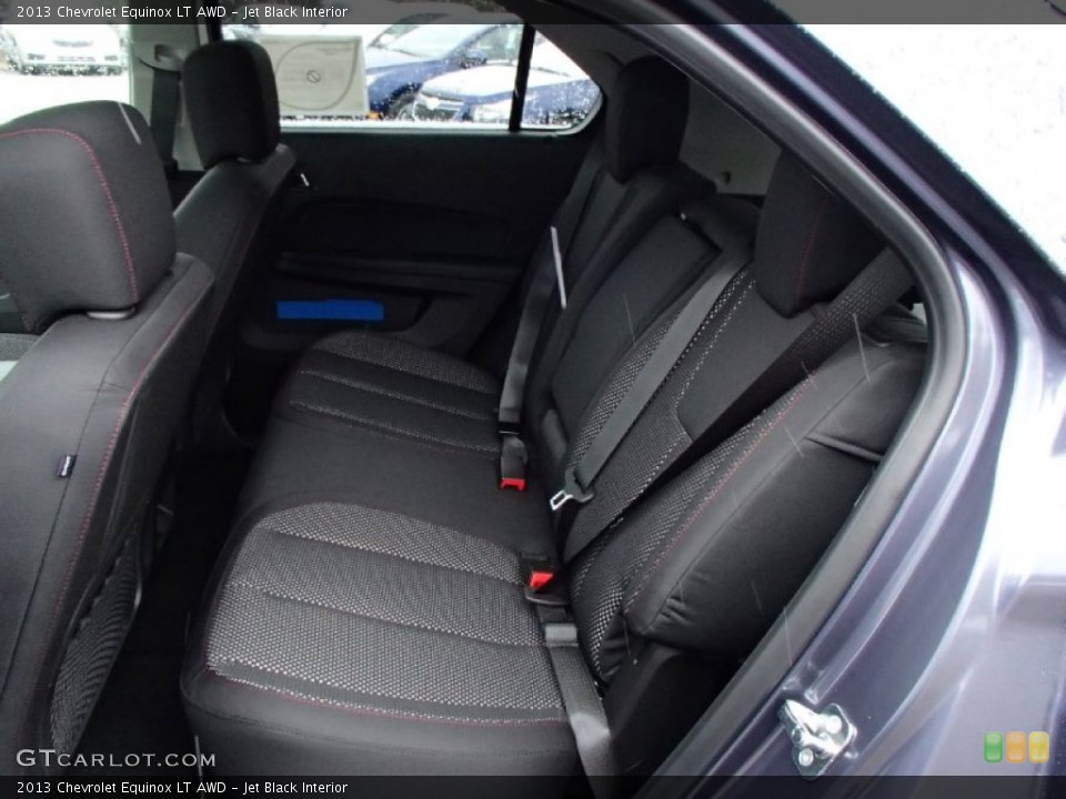 Jet Black Interior Rear Seat for the 2013 Chevrolet Equinox LT AWD #77775491