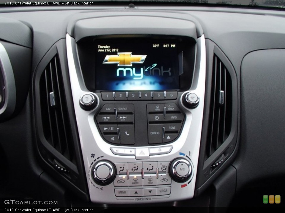 Jet Black Interior Controls for the 2013 Chevrolet Equinox LT AWD #77775550
