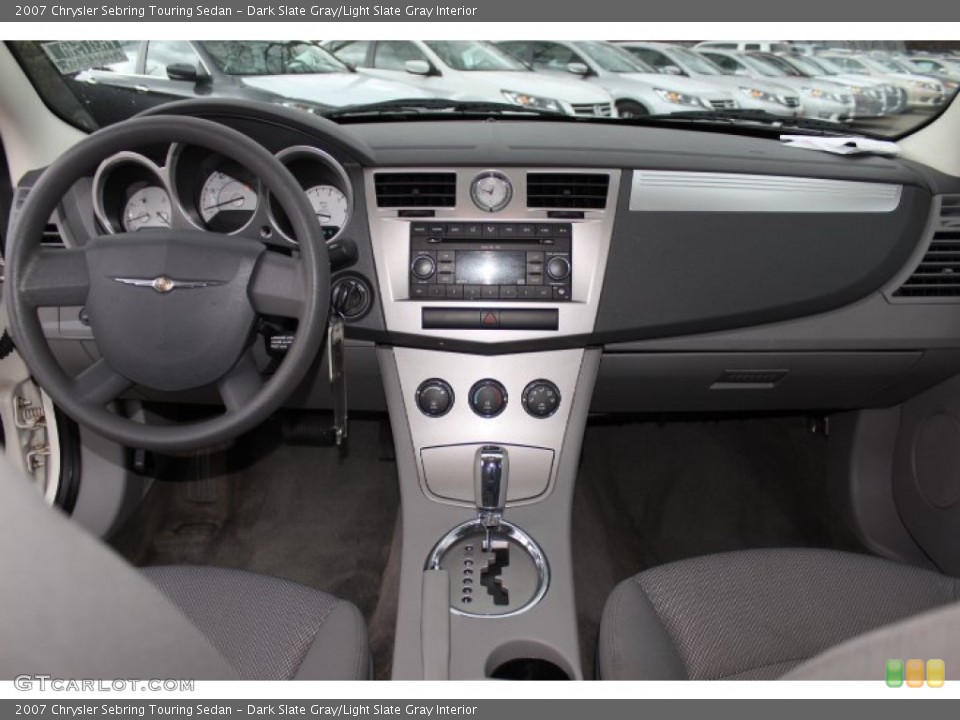 Dark Slate Gray/Light Slate Gray Interior Dashboard for the 2007 Chrysler Sebring Touring Sedan #77776606