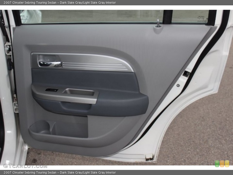 Dark Slate Gray/Light Slate Gray Interior Door Panel for the 2007 Chrysler Sebring Touring Sedan #77776751