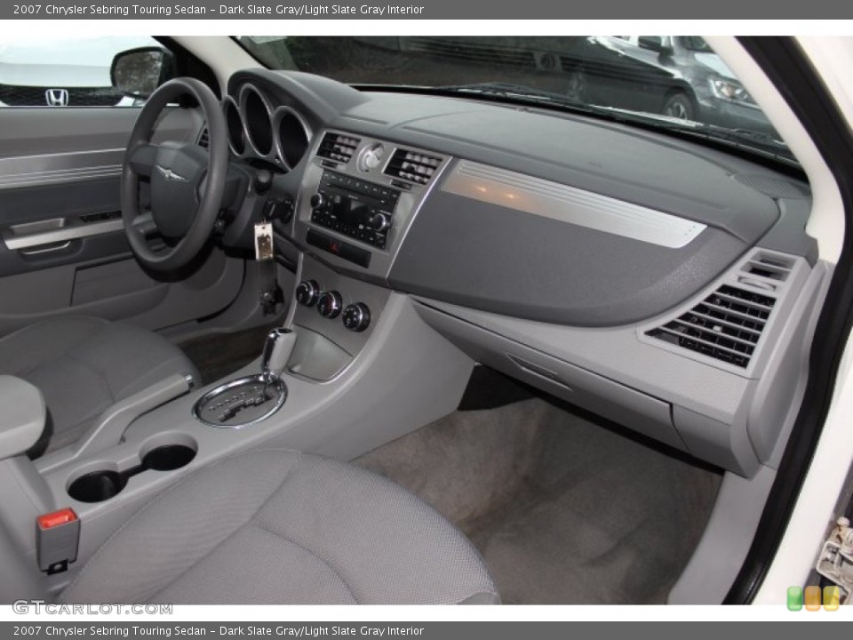 Dark Slate Gray/Light Slate Gray Interior Dashboard for the 2007 Chrysler Sebring Touring Sedan #77776811