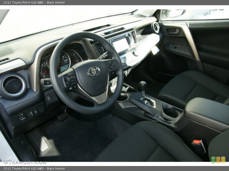 Black Interior Photo for the 2013 Toyota RAV4 XLE AWD #77777036