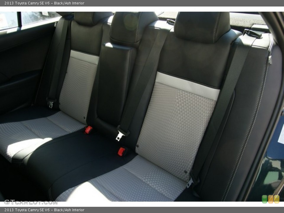 Black/Ash Interior Rear Seat for the 2013 Toyota Camry SE V6 #77778225