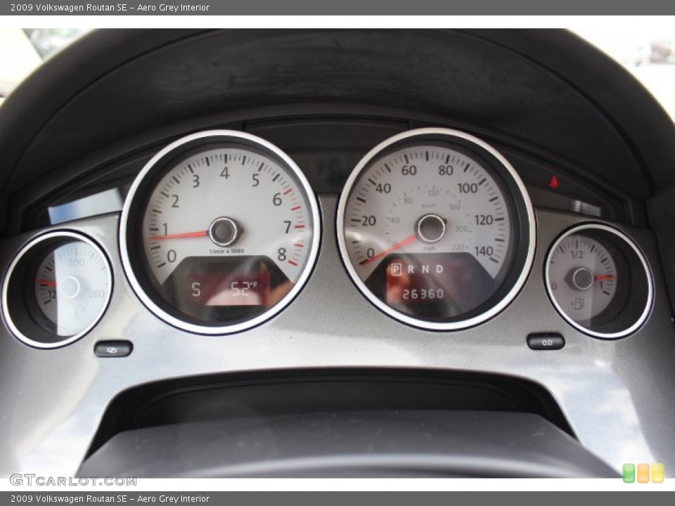 Aero Grey Interior Gauges for the 2009 Volkswagen Routan SE #77778994