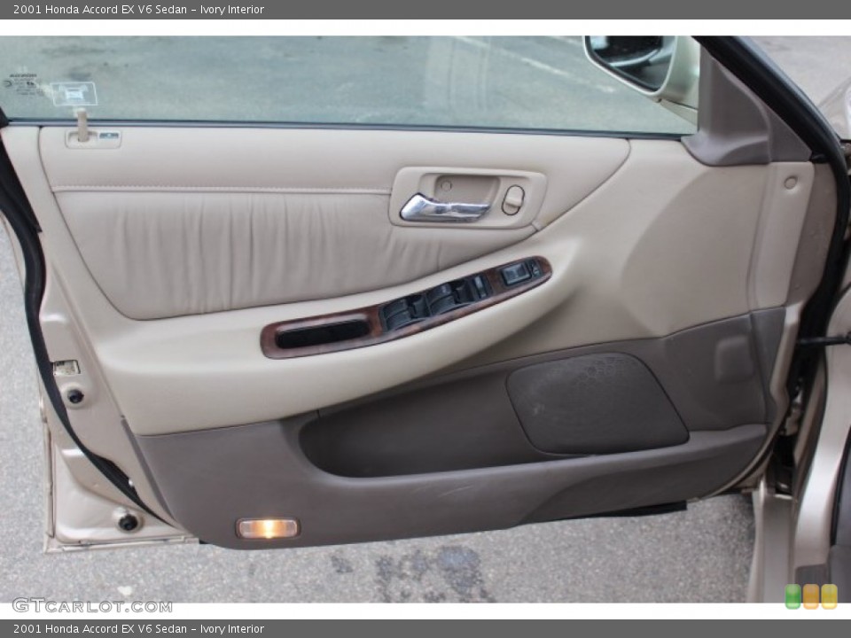 Ivory Interior Door Panel for the 2001 Honda Accord EX V6 Sedan #77779402