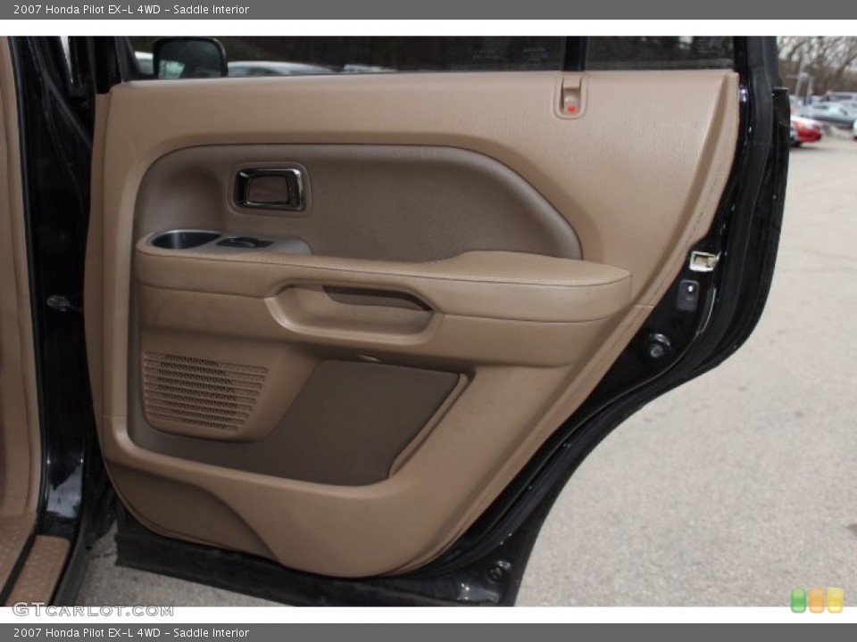 Saddle Interior Door Panel for the 2007 Honda Pilot EX-L 4WD #77780156