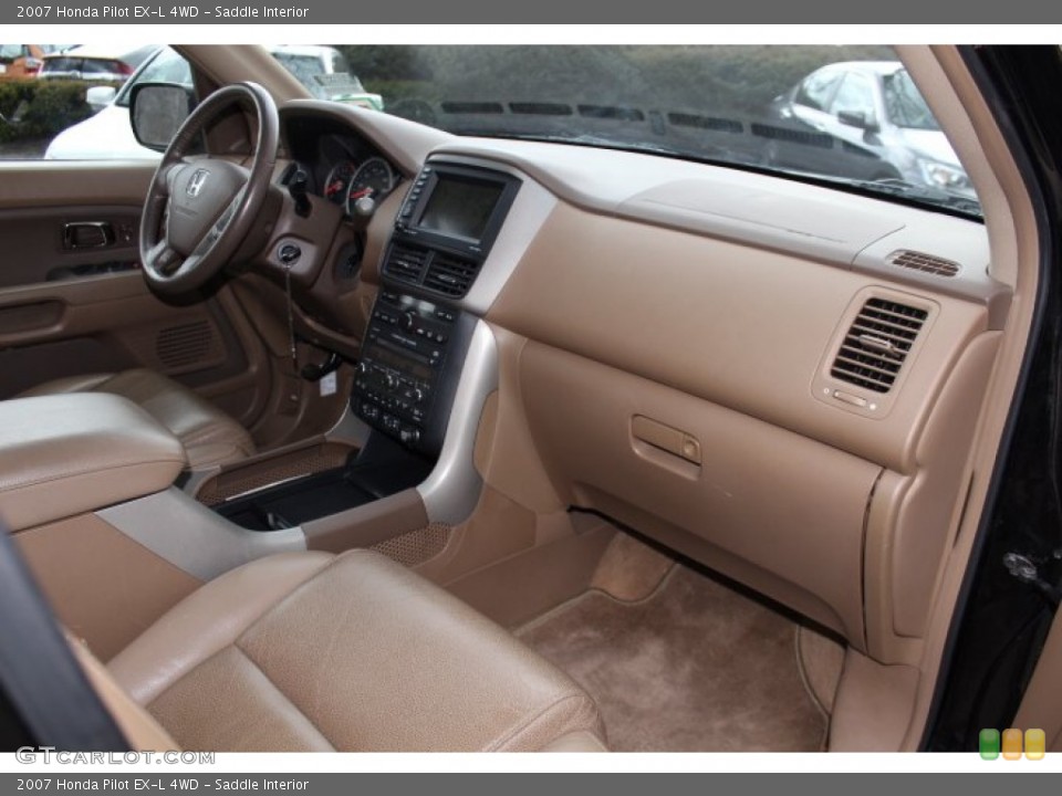 Saddle Interior Dashboard for the 2007 Honda Pilot EX-L 4WD #77780198
