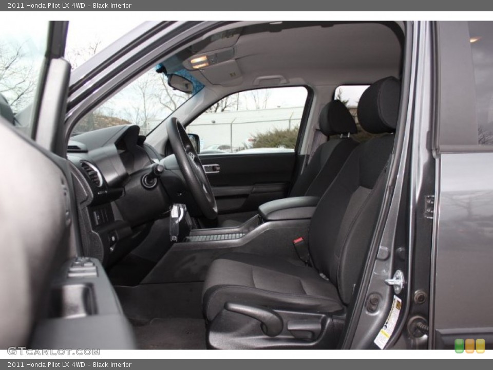 Black Interior Front Seat for the 2011 Honda Pilot LX 4WD #77781066