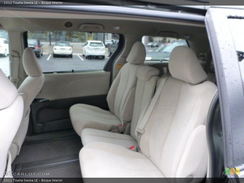 Bisque Interior Rear Seat for the 2011 Toyota Sienna LE #77781149