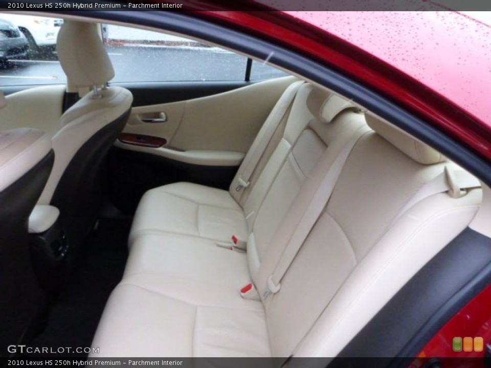 Parchment Interior Rear Seat for the 2010 Lexus HS 250h Hybrid Premium #77781600
