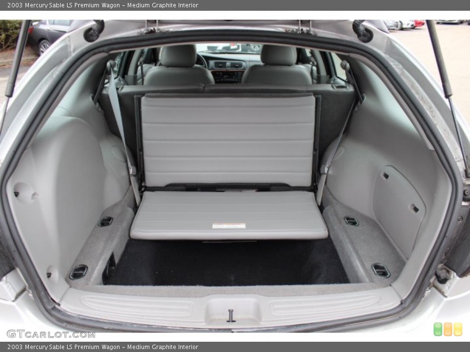 Medium Graphite Interior Rear Seat for the 2003 Mercury Sable LS Premium Wagon #77781749