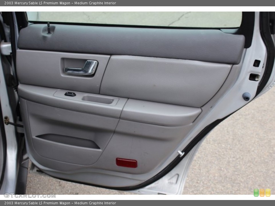 Medium Graphite Interior Door Panel for the 2003 Mercury Sable LS Premium Wagon #77781782