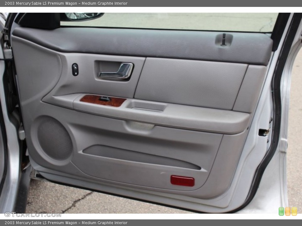 Medium Graphite Interior Door Panel for the 2003 Mercury Sable LS Premium Wagon #77781824