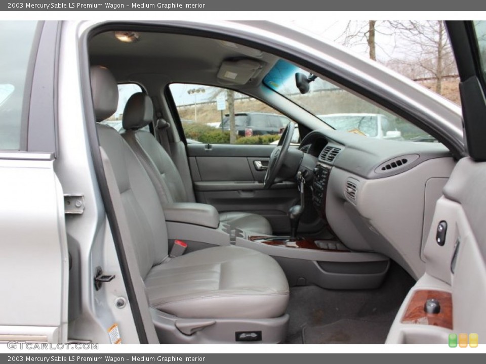 Medium Graphite Interior Front Seat for the 2003 Mercury Sable LS Premium Wagon #77781857