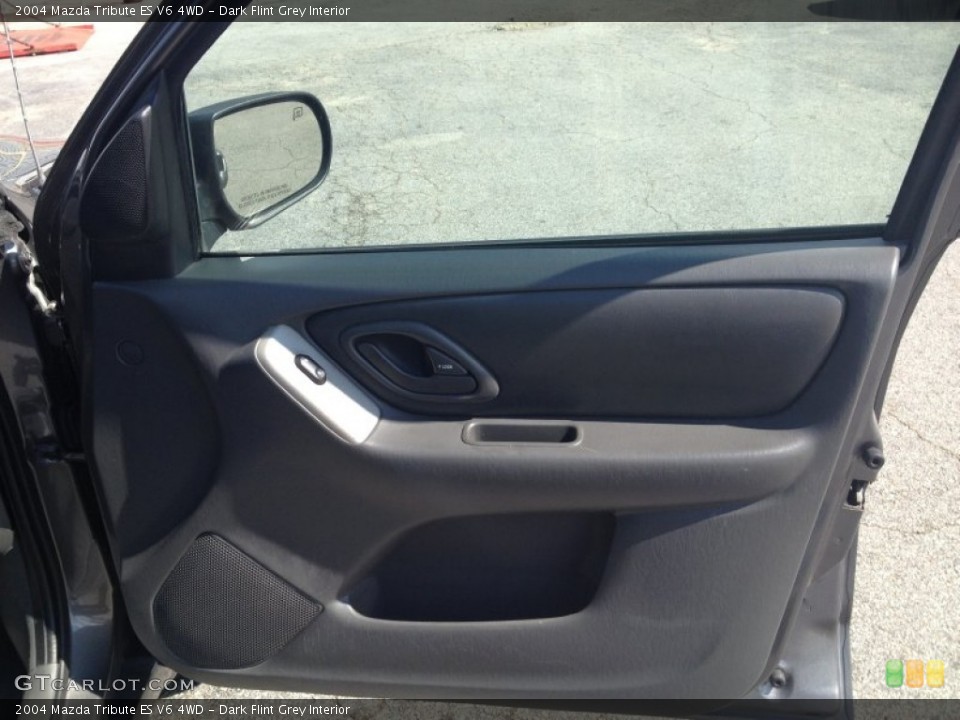 Dark Flint Grey Interior Door Panel for the 2004 Mazda Tribute ES V6 4WD #77782396