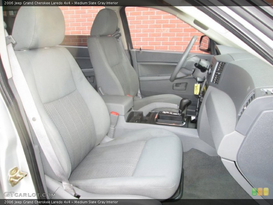 Medium Slate Gray Interior Front Seat for the 2006 Jeep Grand Cherokee Laredo 4x4 #77783144