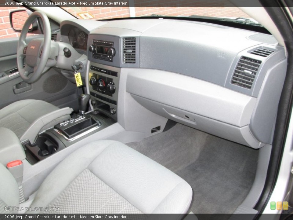 Medium Slate Gray Interior Dashboard for the 2006 Jeep Grand Cherokee Laredo 4x4 #77783189