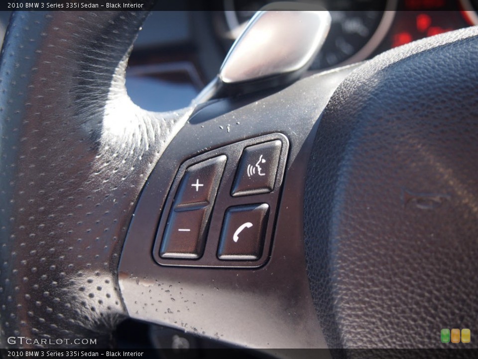 Black Interior Controls for the 2010 BMW 3 Series 335i Sedan #77783225