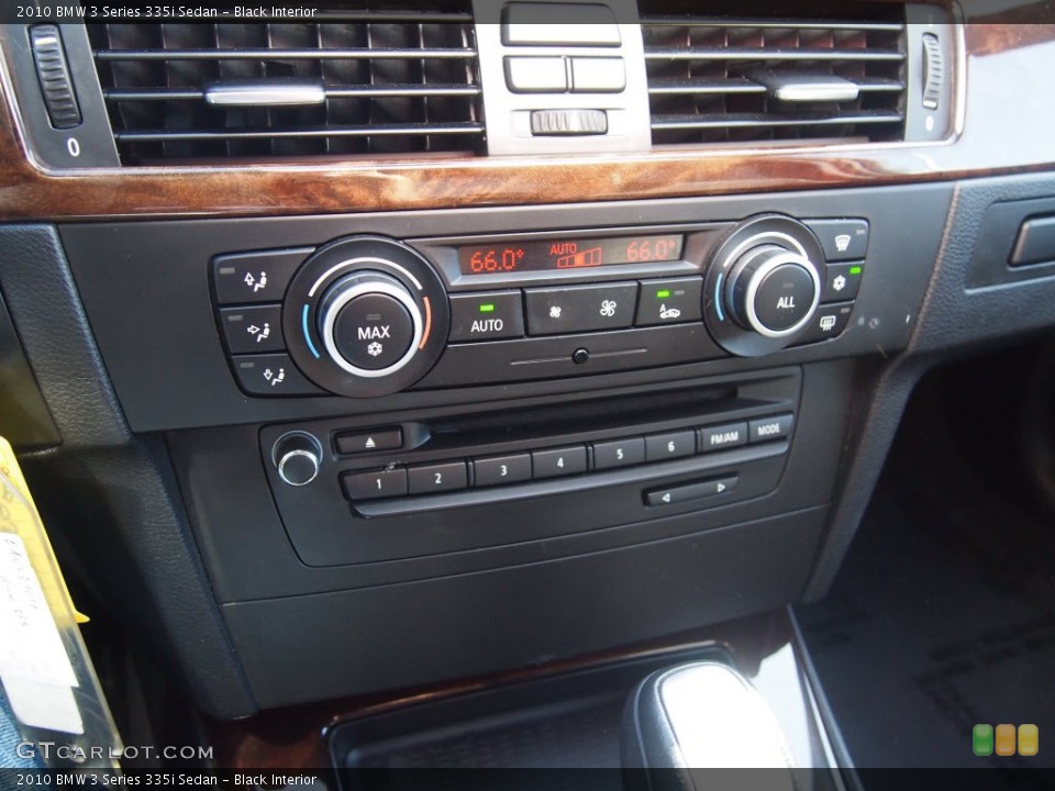 Black Interior Controls for the 2010 BMW 3 Series 335i Sedan #77783282