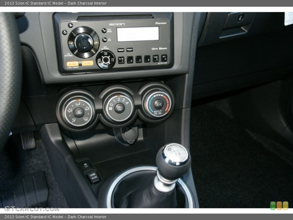 Dark Charcoal Interior Controls for the 2013 Scion tC  #77783943