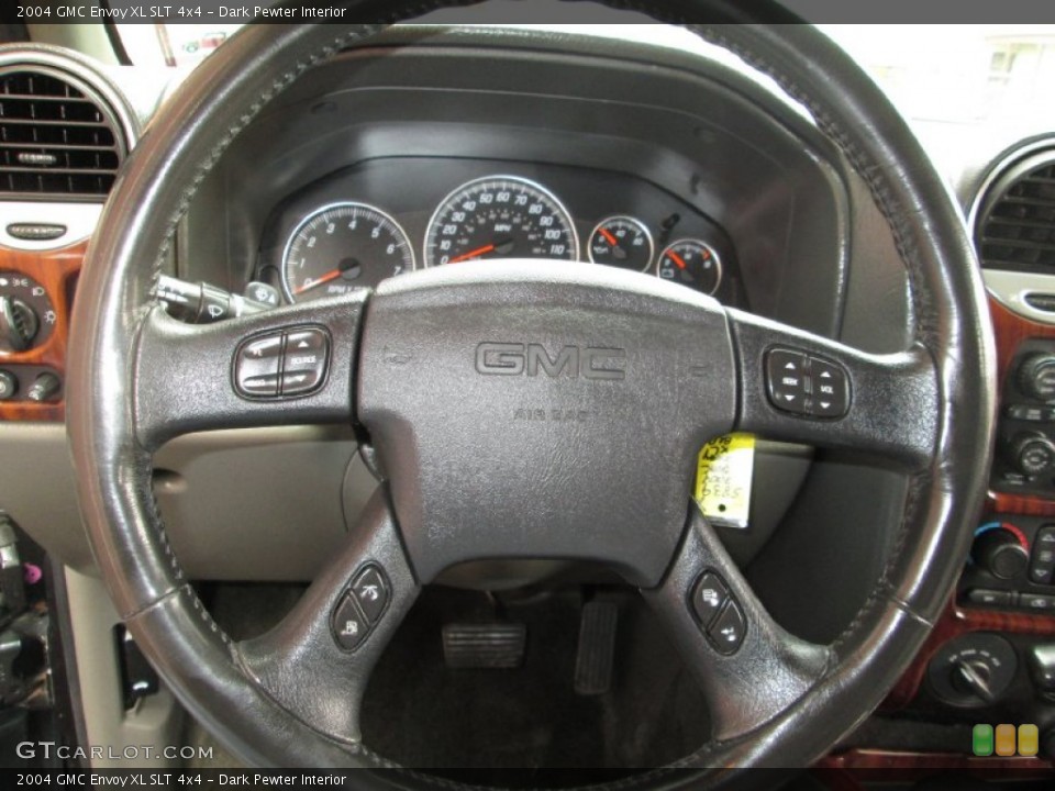 Dark Pewter Interior Steering Wheel for the 2004 GMC Envoy XL SLT 4x4 #77784256