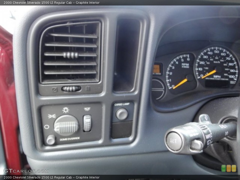 Graphite Interior Controls for the 2000 Chevrolet Silverado 1500 LS Regular Cab #77784716