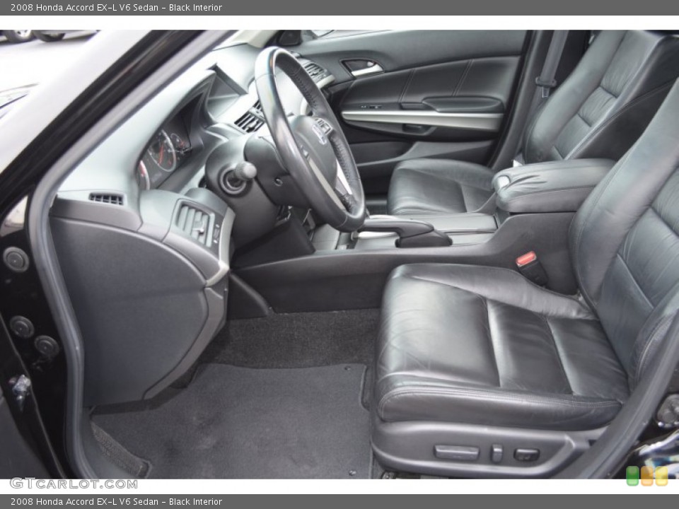 Black Interior Photo for the 2008 Honda Accord EX-L V6 Sedan #77784785