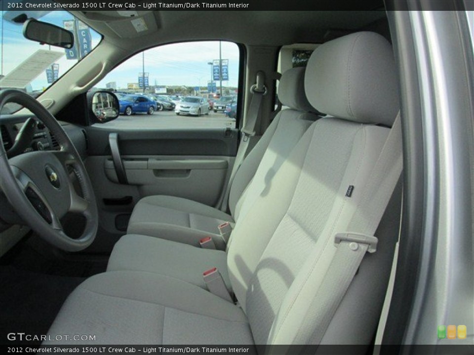 Light Titanium/Dark Titanium Interior Front Seat for the 2012 Chevrolet Silverado 1500 LT Crew Cab #77785619