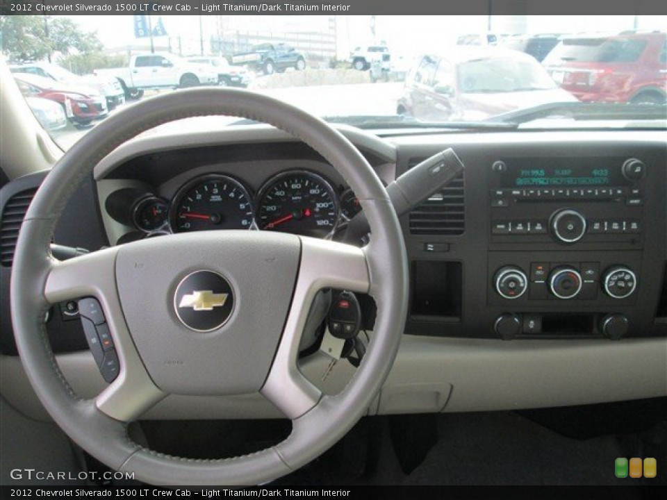 Light Titanium/Dark Titanium Interior Dashboard for the 2012 Chevrolet Silverado 1500 LT Crew Cab #77785679