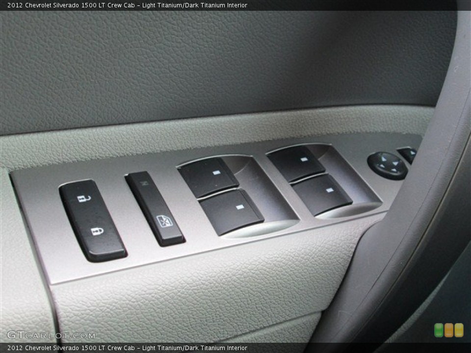 Light Titanium/Dark Titanium Interior Controls for the 2012 Chevrolet Silverado 1500 LT Crew Cab #77785721
