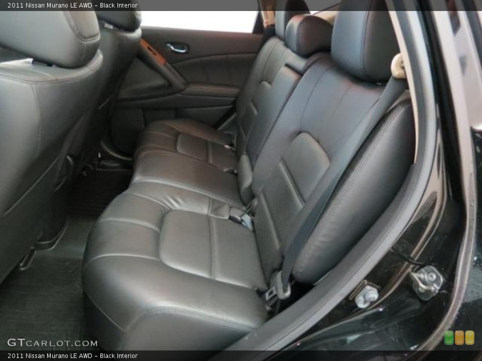 Black Interior Rear Seat for the 2011 Nissan Murano LE AWD #77786430