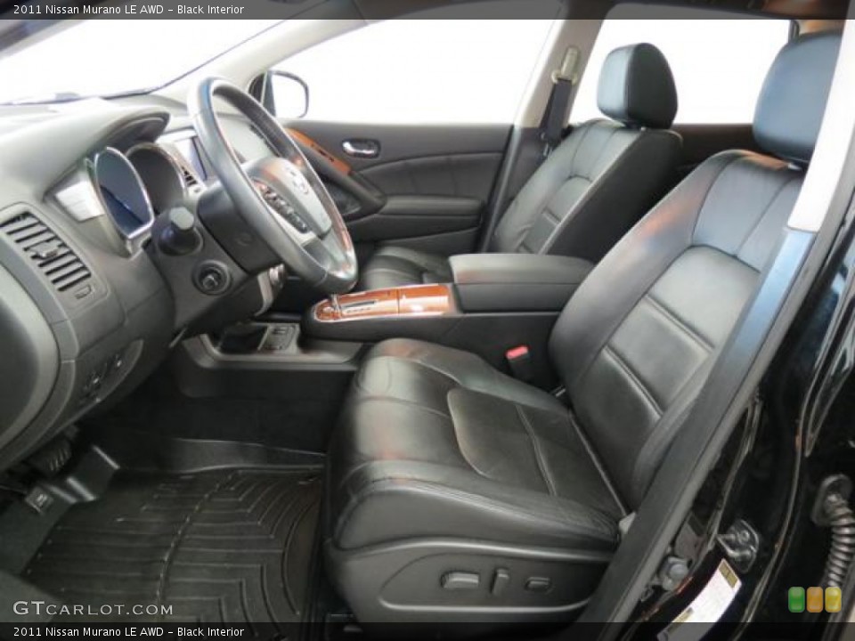 Black Interior Front Seat for the 2011 Nissan Murano LE AWD #77786494