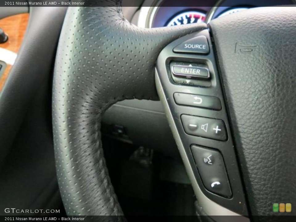 Black Interior Controls for the 2011 Nissan Murano LE AWD #77786782