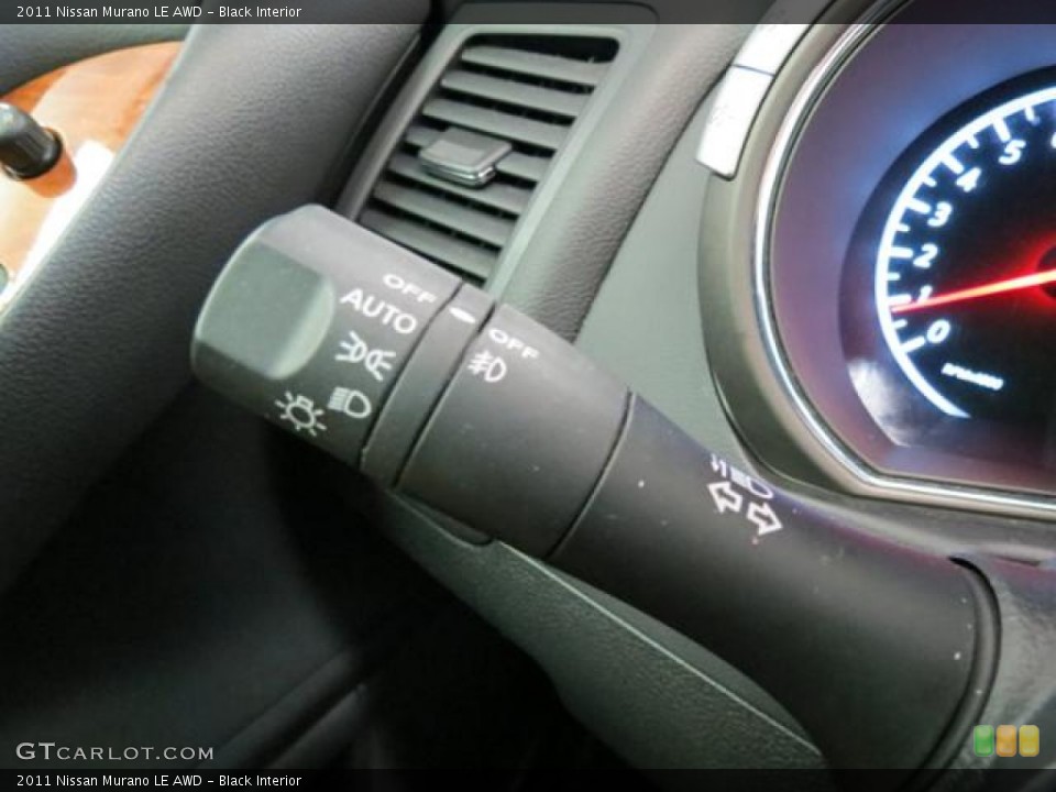 Black Interior Controls for the 2011 Nissan Murano LE AWD #77786825
