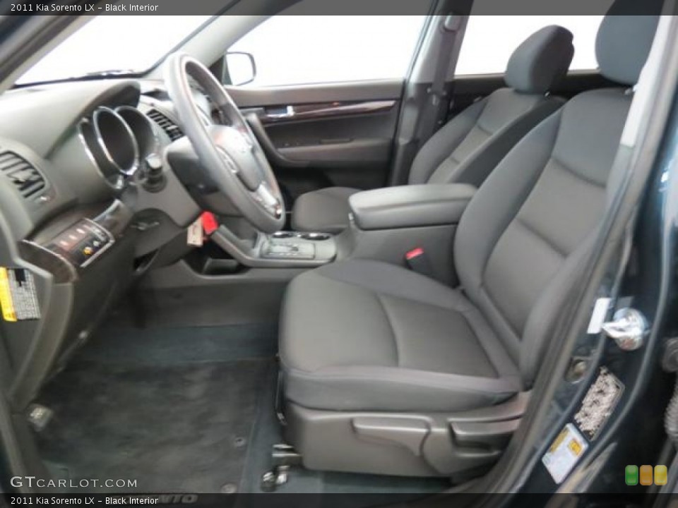 Black Interior Front Seat for the 2011 Kia Sorento LX #77787251