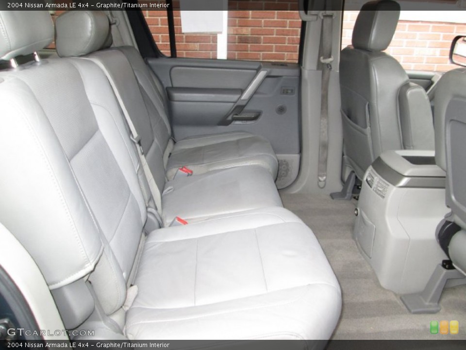 Graphite/Titanium Interior Rear Seat for the 2004 Nissan Armada LE 4x4 #77787437
