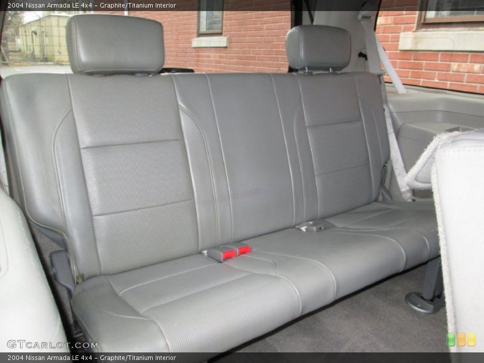 Graphite/Titanium Interior Rear Seat for the 2004 Nissan Armada LE 4x4 #77787462