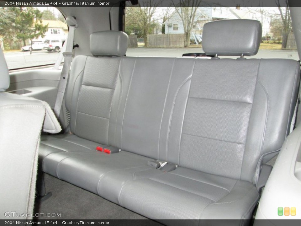 Graphite/Titanium Interior Rear Seat for the 2004 Nissan Armada LE 4x4 #77787490