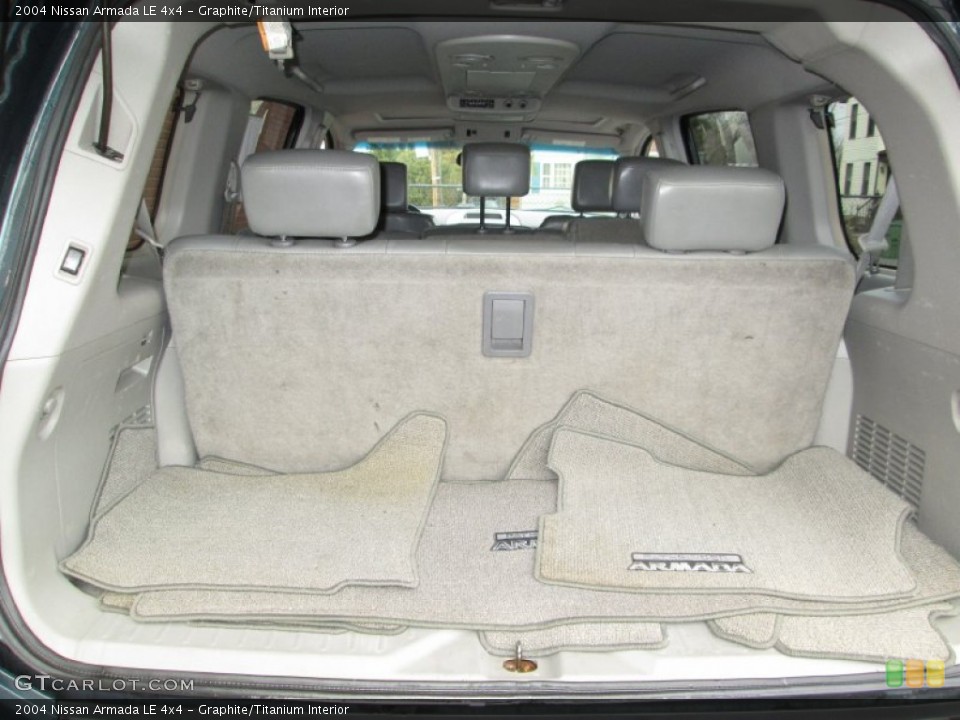 Graphite/Titanium Interior Trunk for the 2004 Nissan Armada LE 4x4 #77787786