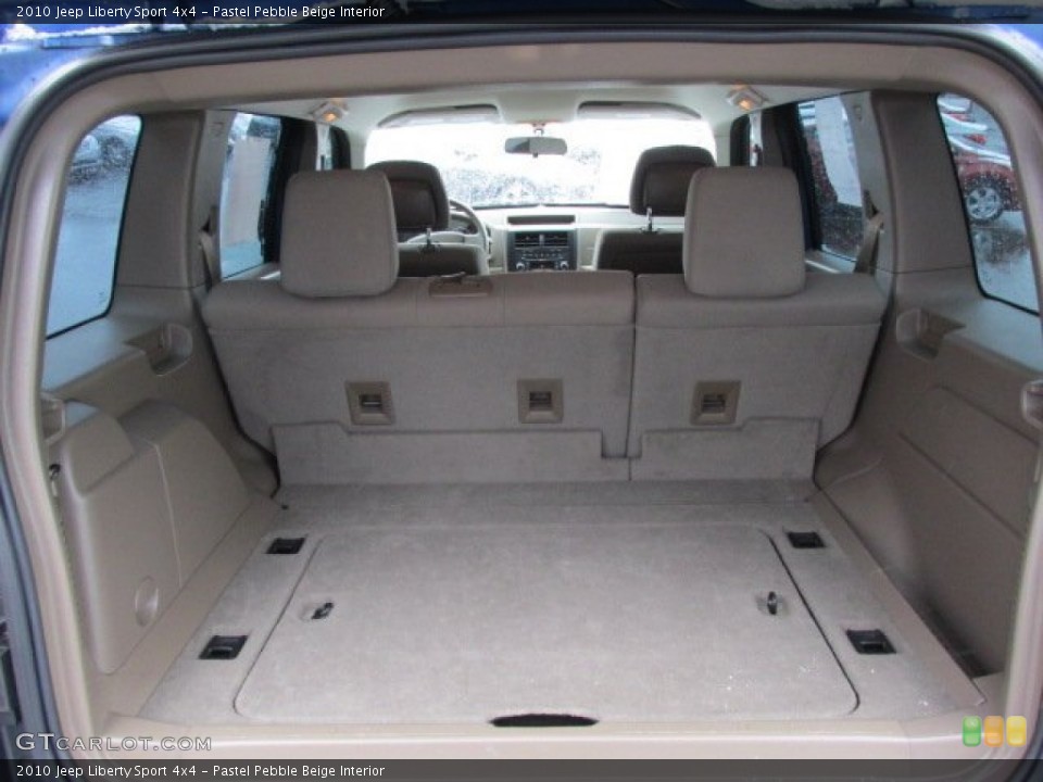 Pastel Pebble Beige Interior Trunk for the 2010 Jeep Liberty Sport 4x4 #77788127