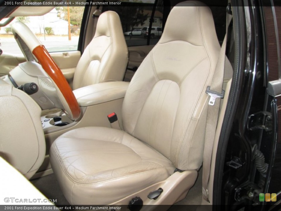 Medium Parchment Interior Front Seat for the 2001 Ford Expedition Eddie Bauer 4x4 #77788300