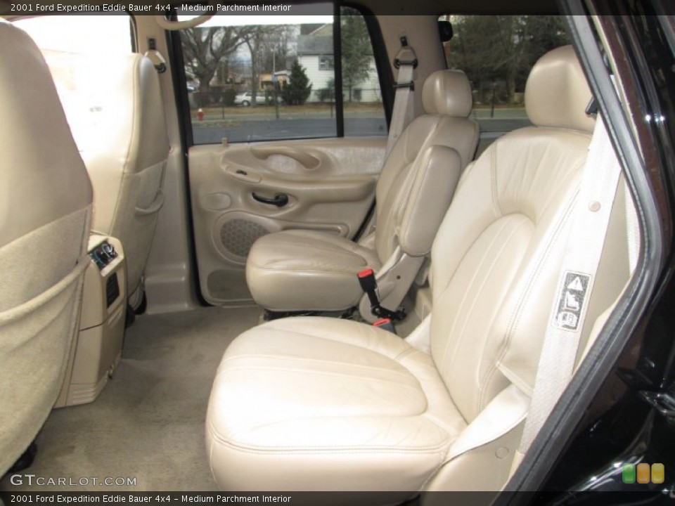 Medium Parchment Interior Rear Seat for the 2001 Ford Expedition Eddie Bauer 4x4 #77788430