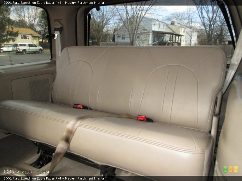 Medium Parchment Interior Rear Seat for the 2001 Ford Expedition Eddie Bauer 4x4 #77788488